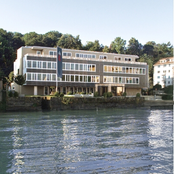 Außenansicht der BTV Bank Filiale in Staad am Bodensee in der Hauptstrasse 19