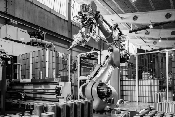 Roboter für die Fertigung in Fabrik