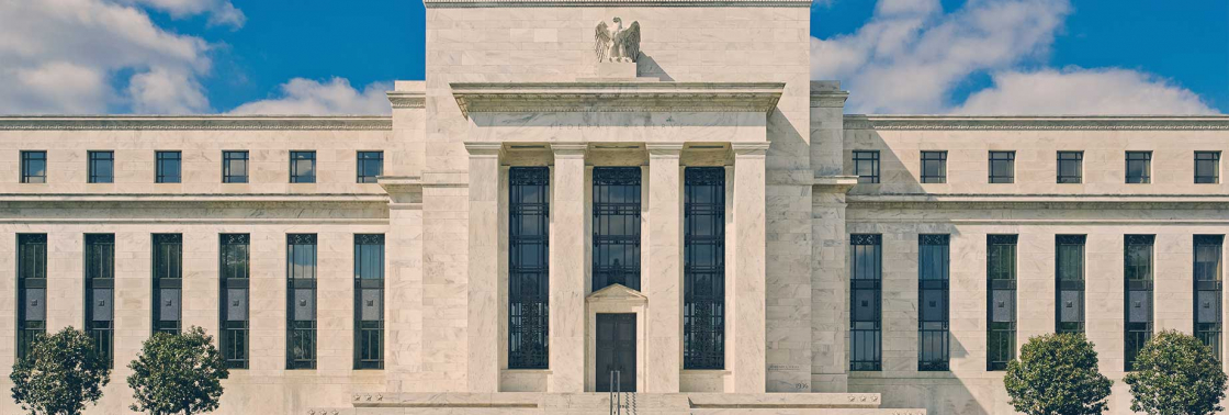 Außenansicht der US-Notenbank Federal Reserve